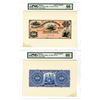 Image 1 : Banco Mercantil Mexicano, ND (1882) 50 Pesos Face and Back Proof Pair.
