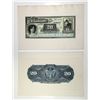Image 1 : Banco de Guanajuato ND, Ser. A, (ca.1900-1909) Banknote Face and Back Proofs.