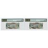 Image 2 : Bank of Ireland, ND 1972 and 1983 Replacement Note Issue Pair.