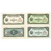 Image 1 : Central Bank of the Philippines, 1949 (1951) Color Trial Essay Specimen/Proof Banknote Quartet.