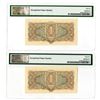Image 2 : Russia, State Treasury Notes, 1934 High Grade Sequential Banknote Pair.