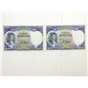 Image 1 : El Banco De Espana, 1931 Banknote Pair.