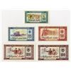 Image 2 : Banka e Shtetit Shqiptar. 1964-1976. Quintet of Specimen Notes.