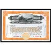 Image 1 : Wells Fargo and Company, ca.1900 Specimen Stock Certificate.