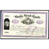 Image 1 : Bulls Head Bank, 1875 I/C Stock Certificate.