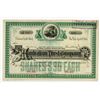 Image 1 : Manhattan Trust Co., ca.1870-1900 Specimen Stock Certificate