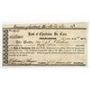 Image 1 : Bank of Charleston 1869. Issued Stock.