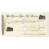 Image 1 : Hull, Flax and Cotton Mill Co., 1853 I/U Stock Certificate Printed on Parchment Type of Paper.