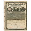 Image 1 : Banco de Nuevo Leon Sociedad Anonima, 1928 Specimen Stock/Bond.