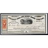 Image 1 : Stranger Gold and Silver Mining Co. 1864 Stock Certificate.