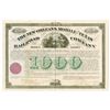 Image 1 : New Orleans, Mobile and Texas Railroad Co., 1873 Issued Bond