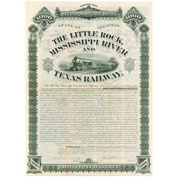 Little Rock, Mississippi River and Texas Railway, 1881 I/U Bond