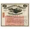 Image 1 : Brunswick & Albany Rail Road Co. 18--. I/U Stock Certificate, Reinforced tears