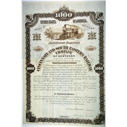 Cincinnati and South Eastern Railway, 1880 I/U Bond