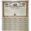 Image 1 : Louisville, Cincinnati & Lexington Railroad (Rail Road) Co. 1873, I/U Bond Signed by John Echols Civ