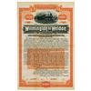 Image 1 : Wilmington and Weldon Railroad Co., 1899 Specimen Bond