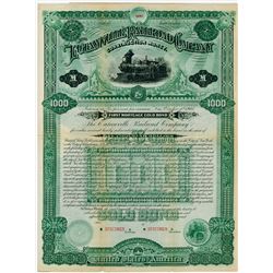 Eutawville Railroad Co. 1885. Specimen Bond.