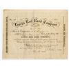 Image 1 : Louisa Rail Road Co. 1850 I/U Stock Certificate.