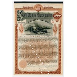 Norfolk Terminal & Transportation Co. 1898. I/C Bond.