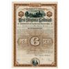 Image 1 : West Virginia Railroad. 1887. I/U Bond.