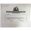 Image 1 : Security-Columbian Banknote Co., ca.1940-50's Progress Proof Stock Certificate.