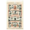 Image 1 : Waterloo, Mercantile Bank, 1850-60's (Reprinted in 1996) $1-2-3-5 ABN Unfinished Reprint Proof Sheet
