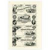 Image 1 : Pioneer Association 1850's (ca.1970's), Uncut Sheet of 4 Proprietary Progress Proofs.