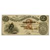 Image 1 : Pocasset Bank, 1859 Issued Obsolete Banknote.