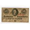 Image 1 : CSA, T-63, 50 Cents, 1863, VF condition.