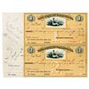 Image 1 : Bank of California 1913 Specimen Bill of Exchange Pair Used as Models with Corrections.