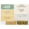 Image 2 : Obsolete Banknotes, Reprints and Curiosities, ca.1860-1970's Lot of 7 Items.