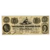 Image 1 : Mechanics and Traders Bank 1852 Obsolete Banknote.