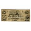 Image 1 : Ocean Bank. 1852 Obsolete Banknote.