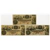 Image 1 : Manufacturers Bank 1854 Trio of Obsolete Banknotes From Georgetown, D.C.; Birmingham, CT; and Provid