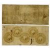 Image 2 : Georgetown, D.C., Potomac River Bank; and Boston, MA. The National Bank. 1858 Obsolete Banknote Pair