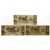 Image 1 : Bank of Jacksonville, The Nashua Bank, White River Bank. 1833. Trio of Obsolete Notes.