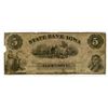 Image 1 : State Bank of Iowa 1859-60's Obsolete Banknote.