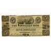 Image 1 : Pawtucket Bank. 1849. Obsolete Banknote.