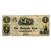 Image 1 : Merchants Bank 1854 Obsolete Banknote.