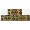 Image 1 : Waubeek Bank, The Danvers Bank, The Peoples Bank . 1857. Trio of Obsolete Notes.