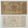 Image 2 : Columbus, Burlington, Co. 1862 Obsolete Scrip Note Pair.