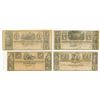 Image 2 : People's Bank of Paterson. 18xx (1820-50's) Obsolete Banknote Quartet.