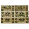 Image 1 : City Bank of Perth Amboy. 1861 Obsolete Notes Sextet.