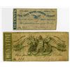 Image 1 : City Bank of Perth Amboy. 1862 Obsolete Scrip Note Pair.