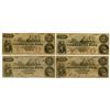 Image 1 : Commercial Bank of New Jersey. 1856 Obsolete Banknote Quartet.