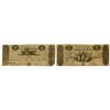 Image 1 : Commercial Bank. 1828 Obsolete Banknote Pair.