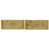 Image 2 : Commercial Bank. 1828 Obsolete Banknote Pair.