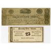 Image 1 : Corporation of the City of Perth Amboy. 1814 & 1837 Obsolete Scrip Note Pair.