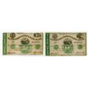 Image 1 : Rahway, NJ. Farmers & Mechanics Bank of Rahway, Shotwell, Ayers & Co. 1862 Obsolete Bank Note Pair.