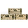 Image 1 : Salem & Philadelphia Manufacturing Co. 1829 Obsolete Banknote Trio.